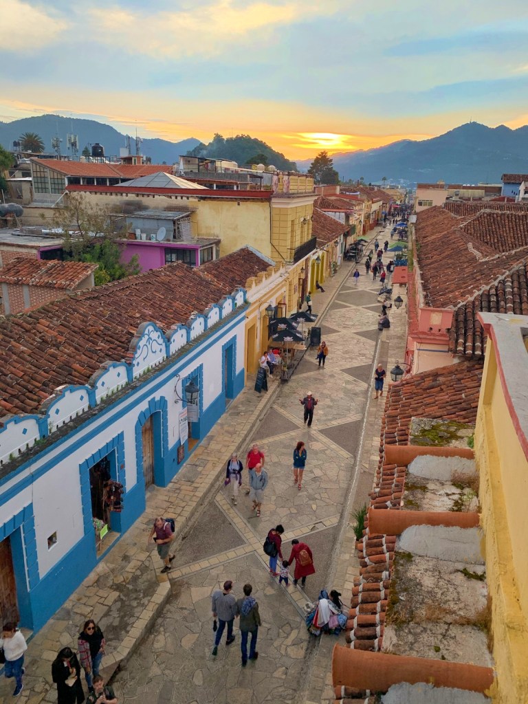 Street view of San Cristóbal de las cast from roof top